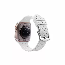 Сменный ремешок для умных часов Apple Watch Grid Weave 42/44/45/49mm White