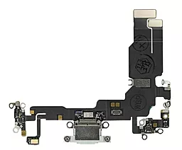 Нижній шлейф Apple iPhone 15 з роз'ємом зарядки, з мікрофоном Original - знятий з телефона Green - фото Нижній шлейф Apple iPhone 15 з роз'ємом зарядки, з мікрофоном Original - знятий з телефона Green