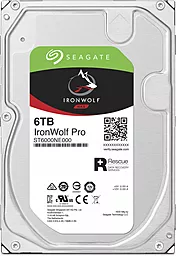 Жорсткий диск Seagate IronWolf Pro HDD 6TB 7200rpm 256MB 3.5" SATA 3 (ST6000NE000)