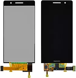 Дисплей Huawei Ascend P6 (P6-U06) з тачскріном, Black - фото Дисплей Huawei Ascend P6 (P6-U06) з тачскріном, Black