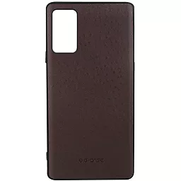 Чехол G-Case Duke series для Samsung Galaxy Note 20 Темно-коричневый
