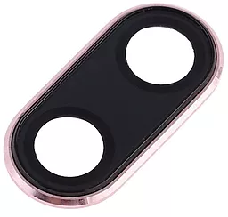Скло камери Huawei P20 EML-L09 / EML-L29 з рамкою Pink Gold - фото Скло камери Huawei P20 EML-L09 / EML-L29 з рамкою Pink Gold