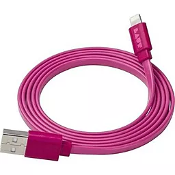 Кабель Laut USB-A - Lightning 12w 2.4a 1.2м cable Pink (LAUT_LK_LTN1.2_P) - фото Кабель Laut USB-A - Lightning 12w 2.4a 1.2м cable Pink (LAUT_LK_LTN1.2_P)