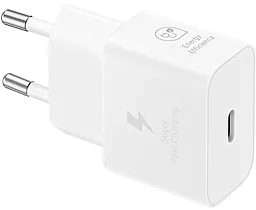 Сетевое зарядное устройство Samsung 25w PD USB-C home charger white (EP-T2510NWEGEU)