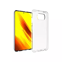 Чехол BeCover Silicone Case Xiaomi Poco X3 Clear (705652)