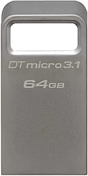 Флешка Kingston 64GB DataTraveler Micro USB 3.1 (DTMC3/64GB) - фото Флешка Kingston 64GB DataTraveler Micro USB 3.1 (DTMC3/64GB)