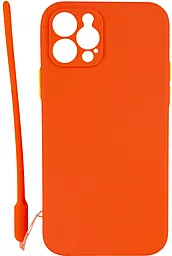 Чехол Epik Square Full Camera Apple iPhone 12 Pro Orange