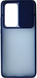 Чехол 1TOUCH Camera Matte Huawei P40 Pro Blue