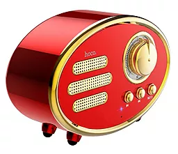 Колонки акустичні Hoco BS25 Time Red - фото Колонки акустичні Hoco BS25 Time Red
