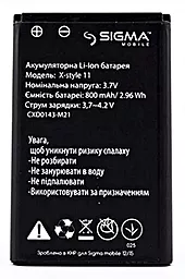 Аккумулятор Sigma mobile X-Style 11 Dragon (800 mAh) 12 мес. гарантии