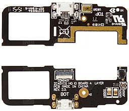 Нижняя плата Asus ZenFone C (ZC451CG) с коннектором зарядки и микрофоном Original
