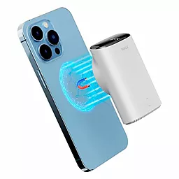 Повербанк iWalk Link Me MagCharge 9000mAh 15W DBL10000M-WH White - фото Повербанк iWalk Link Me MagCharge 9000mAh 15W DBL10000M-WH White