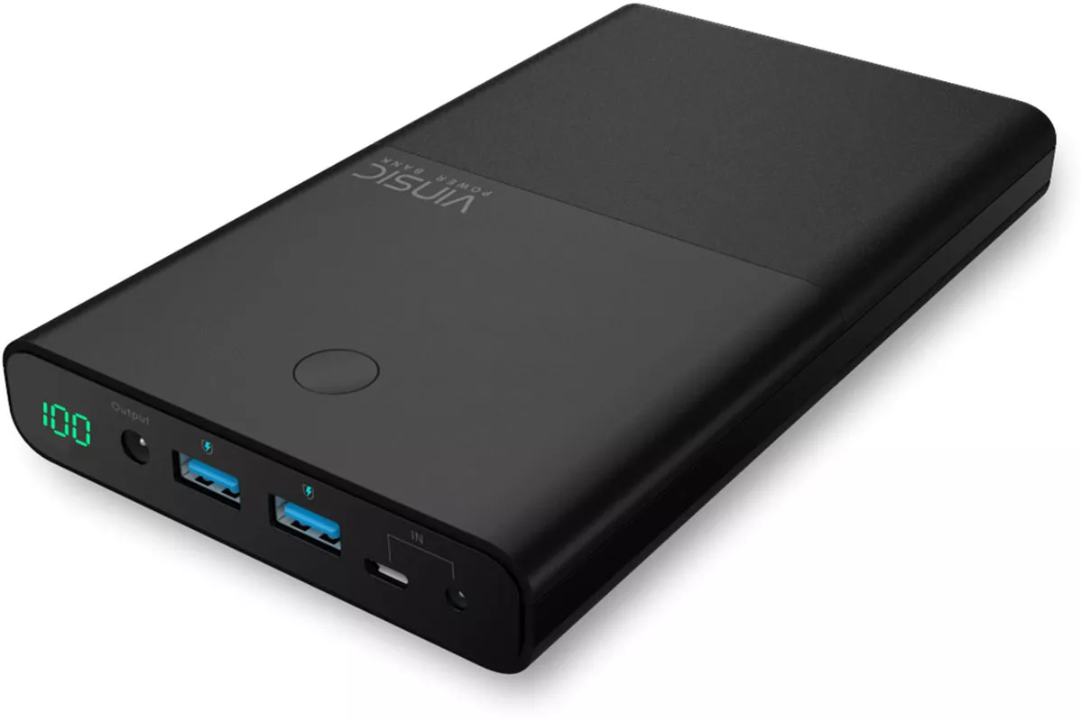 Повербанк Vinsic VSPB401 30000 mAh Black - фото 1