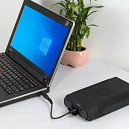 Повербанк PowerPlant 72000mAh PD60W DC 12-24V 2xUSB-C USB-A QC3.0 Wireless Black (PB930456) - миниатюра 3