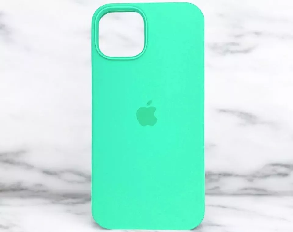 Чохол Silicone Case Full для Apple iPhone 14 Pro Max Spearmint - фото 4