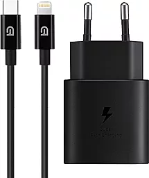 Сетевое зарядное устройство ArmorStandart AR-TA800 25w PD USB-C fast charger + USB-C to Lightning cable black (ARM77721) - фото Сетевое зарядное устройство ArmorStandart AR-TA800 25w PD USB-C fast charger + USB-C to Lightning cable black (ARM77721)