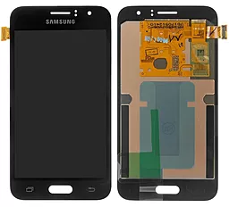 Дисплей Samsung Galaxy J1 J120 2016 з тачскріном, оригінал, Black - фото Дисплей Samsung Galaxy J1 J120 2016 з тачскріном, оригінал, Black