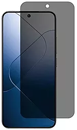 Защитное стекло Epik Privacy 5D (тех.пак) для Xiaomi Redmi Note 13 Pro 4G/5G, 14s, Poco M6 Pro 4G, F6 Pro  Black