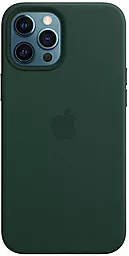 Чехол Apple Leather Case with MagSafe for iPhone 12, iPhone 12 Pro Forest Green
