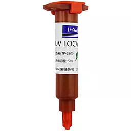 Клей для экрана телефона ультрафиолетовый LOCA TP-2500 5мл, термоактивный, оптический - фото Клей для экрана телефона ультрафиолетовый LOCA TP-2500 5мл, термоактивный, оптический