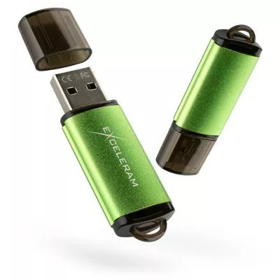 Флешка Exceleram 32GB A3 Series USB 2.0 (EXA3U2GR32) Green - фото 6