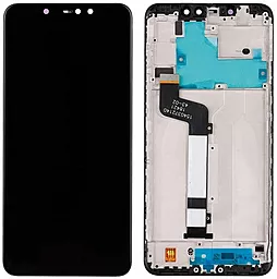 Дисплей Xiaomi Redmi Note 6 Pro з тачскріном і рамкою, Black