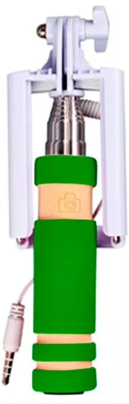 Моноподи, селфі-палки для селфі TOTO Mini+Jack 3.5 mm cable Green - фото 1