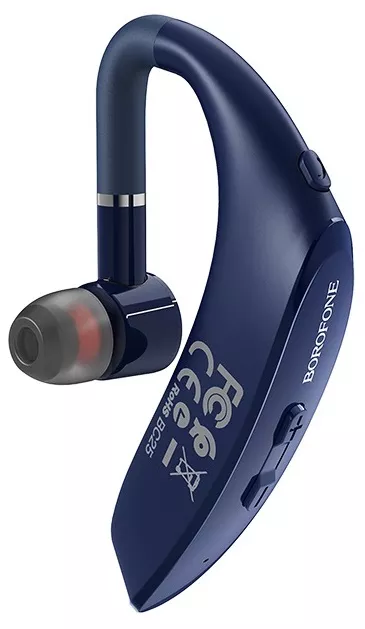 Блютуз гарнитура Borofone BC25 Blue - фото 3