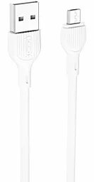 Кабель XO NB200 USB-A - micro USB 10.5w 2м cable White - фото Кабель XO NB200 USB-A - micro USB 10.5w 2м cable White