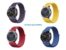 Набор ремешков 4 цвета Nylon Style Becover для LG Watch Sport W280A Boy Multicolor (706551)