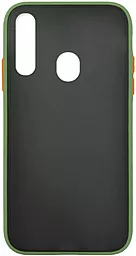 Чехол 1TOUCH Gingle Matte Samsung A207 Galaxy A20s Green/Orange