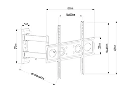 Кронштейн для телевизора CHARMOUNT TV-64 - миниатюра 2 Кронштейн для телевизора CHARMOUNT TV-64 - миниатюра 2