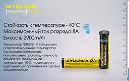 Ліхтарик Nitecore HC33 (Cree XHP35 HD) - мініатюра 12 Ліхтарик Nitecore HC33 (Cree XHP35 HD) - мініатюра 12