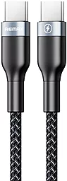 Кабель Remax RC-010 Sury 2 USB Type-C - Type-C 15w 3a 1м cable Black - фото Кабель Remax RC-010 Sury 2 USB Type-C - Type-C 15w 3a 1м cable Black