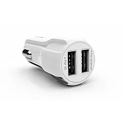 Автомобильное зарядное устройство LDNio Double USB Car Charger + micro USB White (C331 S4 / DL-C331) - миниатюра 3