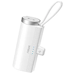 Повербанк WIWU W026 for iwatch 5000 mAh 15W White - фото Повербанк WIWU W026 for iwatch 5000 mAh 15W White