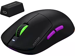 Компьютерная мышка HATOR Quasar 3 Ultra 8K Wireless Black (HTM770) - фото Компьютерная мышка HATOR Quasar 3 Ultra 8K Wireless Black (HTM770)