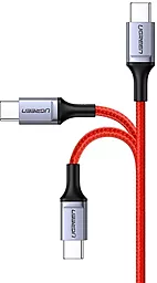 USB PD Кабель Ugreen US294 60W 3A USB Type-C - Type-C Male Cable Red (60186) - мініатюра 3