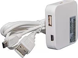 USB хаб Frime 4хUSB2.0 Hub White (FH-20021) - миниатюра 2