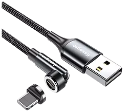 Кабель Essager Universal USB-A - Lightning 12w 2.4a 2м cable Gray (EXCCXL-WXA0G) - фото Кабель Essager Universal USB-A - Lightning 12w 2.4a 2м cable Gray (EXCCXL-WXA0G)