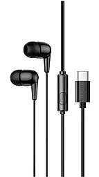Наушники Hoco M97 Type-C Black - фото Наушники Hoco M97 Type-C Black
