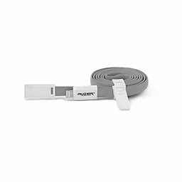 Кабель USB Auzer Lightning USB Cable Grey (AC-L1) - миниатюра 3