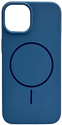 Чохол Silicone Case Full Fine Ring MagSafe для Apple iPhone 13 Azure - фото Чохол Silicone Case Full Fine Ring MagSafe для Apple iPhone 13 Azure