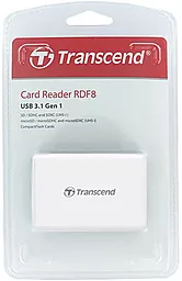 Кардридер Transcend USB 3.1 TS-RDF8W2 White - миниатюра 3