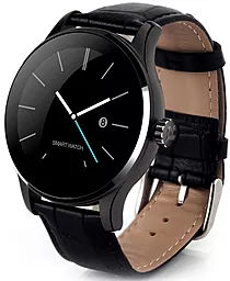 Смарт-годинник UWatch K88H Leather and Metal Material Black - фото Смарт-годинник UWatch K88H Leather and Metal Material Black