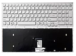 Клавіатура для ноутбуку Sony Vaio VPC-EB біла