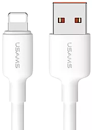 Кабель Usams SJ605 U84 USB-A - Lightning 12w 2.4a 2м cable White - фото Кабель Usams SJ605 U84 USB-A - Lightning 12w 2.4a 2м cable White