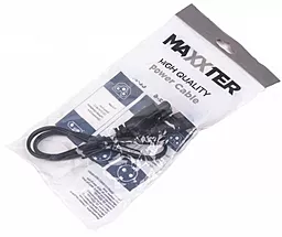 Кабель питания Maxxter C5 0.9м Black (CL-14-3) - миниатюра 3 Кабель питания Maxxter C5 0.9м Black (CL-14-3) - миниатюра 3