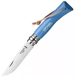 Ніж Opinel №7 Inox Trekking (001441) Azure - фото Ніж Opinel №7 Inox Trekking (001441) Azure