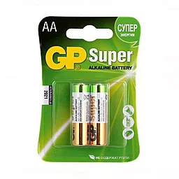 Батарейки GP AA / LR6 Super Alcaline (15A-2UE2) 2шт